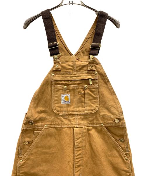 CarHartt（カーハート）CarHartt (カーハート) オーバーオール  ライトブラウン サイズ:34×30の古着・服飾アイテム