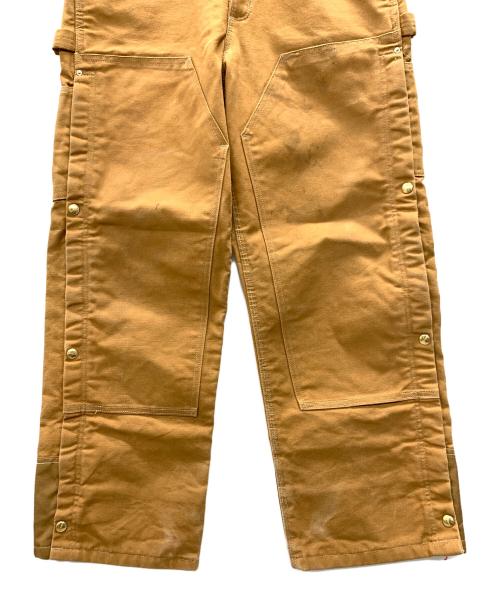 CarHartt（カーハート）CarHartt (カーハート) オーバーオール  ライトブラウン サイズ:34×30の古着・服飾アイテム