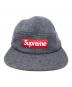 SUPREME (シュプリーム) キャップ グレー サイズ:MEDIUM/LARGE：9000円