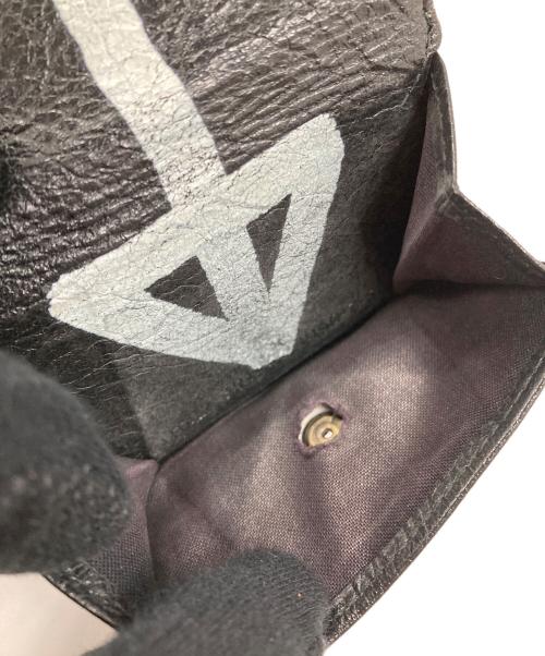 BALENCIAGA（バレンシアガ）BALENCIAGA (バレンシアガ) グラフィティ 3つ折り財布 コンパクトウォレット ブラック サイズ:実寸サイズにてご確認下さい。の古着・服飾アイテム