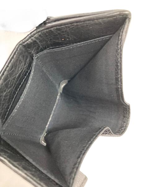 BALENCIAGA（バレンシアガ）BALENCIAGA (バレンシアガ) グラフィティ 3つ折り財布 コンパクトウォレット ブラック サイズ:実寸サイズにてご確認下さい。の古着・服飾アイテム