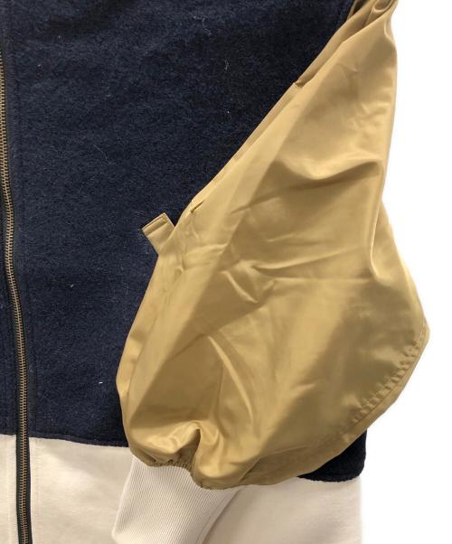 Arumlily（アロムリリィ）Arumlily (アロムリリィ) コート アイボリー×ネイビー サイズ:Fの古着・服飾アイテム