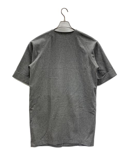 STAMP AND DIARY（スタンプアンドダイアリー）STAMP AND DIARY (スタンプアンドダイアリー) ノーカラーコート グレー サイズ:実寸サイズにてご確認くださいの古着・服飾アイテム