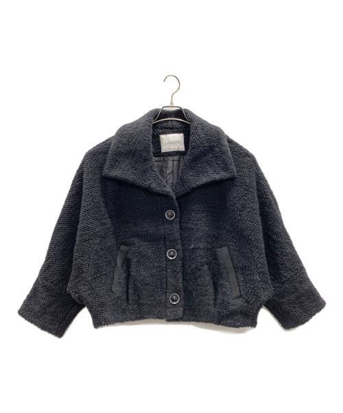 Lallia Mu（ラリア ムー）Lallia Mu (ラリア ムー) ブルゾン ブラック サイズ:38の古着・服飾アイテム