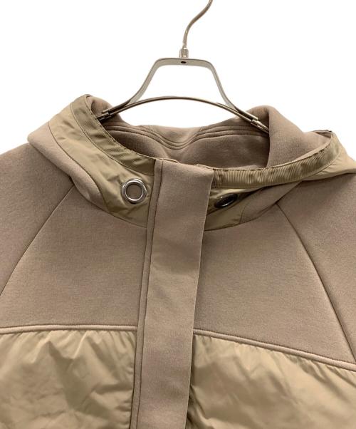BRAHMIN（ブラーミン）BRAHMIN (ブラーミン) レイヤードセミベルスリーブ フーデットダウンアウター カーキ サイズ:38の古着・服飾アイテム