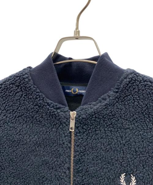 FRED PERRY（フレッドペリー）FRED PERRY (フレッドペリー) ボアブルゾン ネイビー サイズ:USA6の古着・服飾アイテム