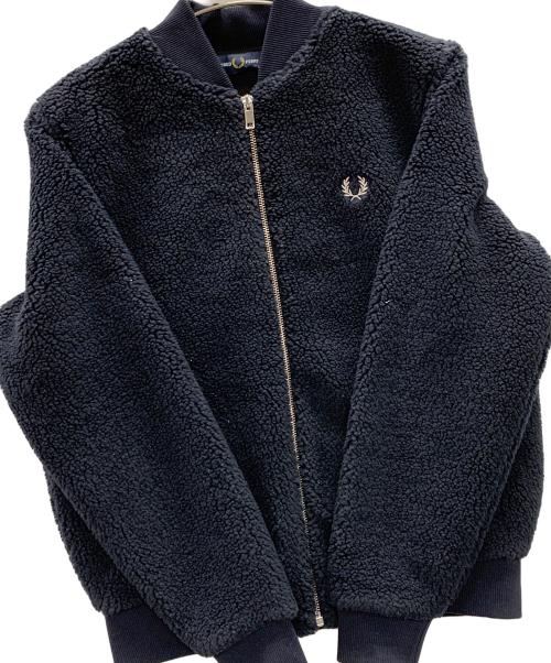 FRED PERRY（フレッドペリー）FRED PERRY (フレッドペリー) ボアブルゾン ネイビー サイズ:USA6の古着・服飾アイテム