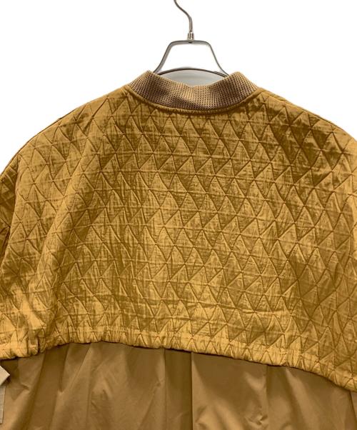 Lallia Mu（ラリア ムー）Lallia Mu (ラリア ムー) キルトブルゾン ジャケット ブラウン サイズ:38の古着・服飾アイテム