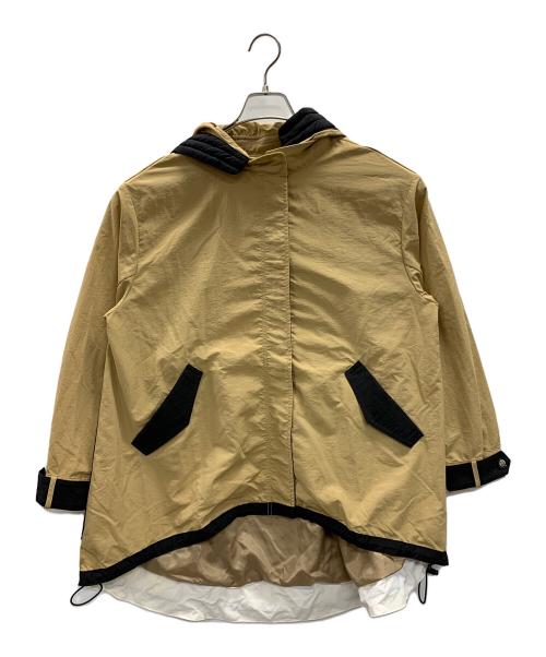 Risley（リズレー）Risley (リズレー) 強撥水バックフリルマウンテンパーカー キャメル サイズ:実寸サイズにてご確認くださいの古着・服飾アイテム