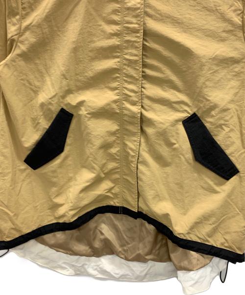 Risley（リズレー）Risley (リズレー) 強撥水バックフリルマウンテンパーカー キャメル サイズ:実寸サイズにてご確認くださいの古着・服飾アイテム