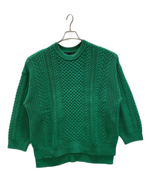 23区（ニジュウサンク）23区 (ニジュウサンク) ニット グリーン サイズ:38 未使用品の古着・服飾アイテム