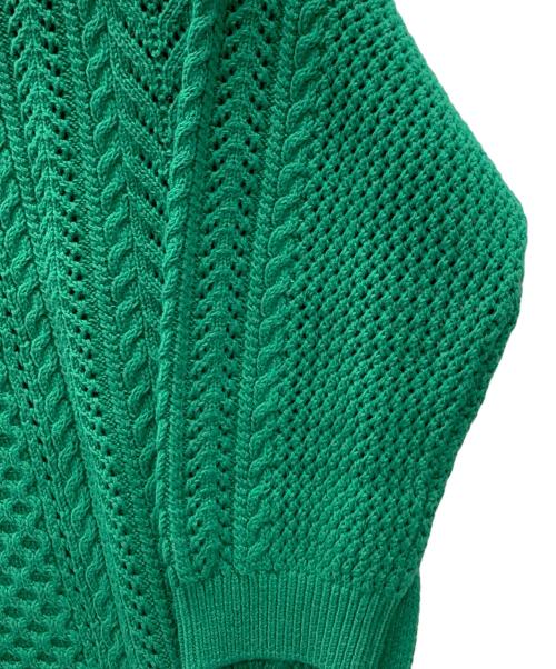 23区（ニジュウサンク）23区 (ニジュウサンク) ニット グリーン サイズ:38 未使用品の古着・服飾アイテム