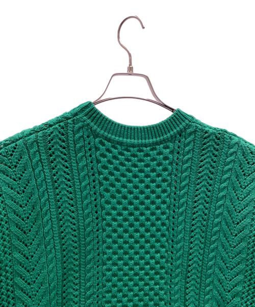 23区（ニジュウサンク）23区 (ニジュウサンク) ニット グリーン サイズ:38 未使用品の古着・服飾アイテム