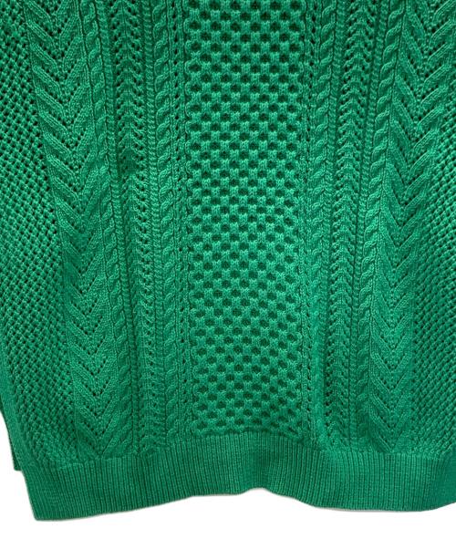 23区（ニジュウサンク）23区 (ニジュウサンク) ニット グリーン サイズ:38 未使用品の古着・服飾アイテム