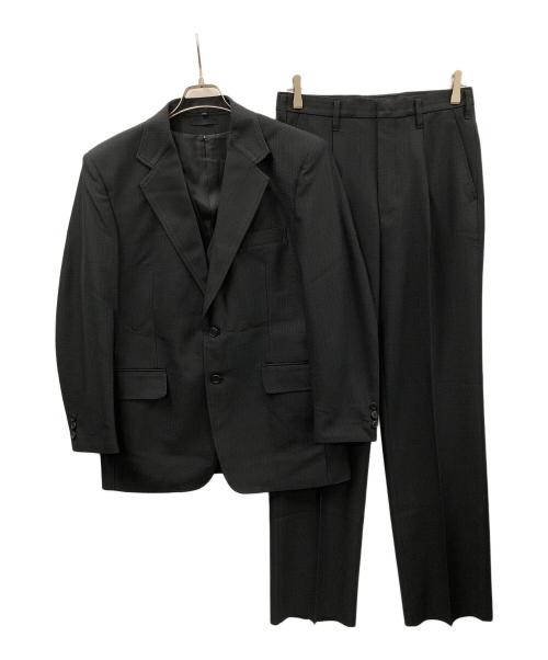 Towa Uniform（トーワユニフォーム）Towa Uniform (トーワユニフォーム) スリーピース セットアップスーツ ブラック サイズ:ジャケットAB6　ベストL　スラックス79の古着・服飾アイテム