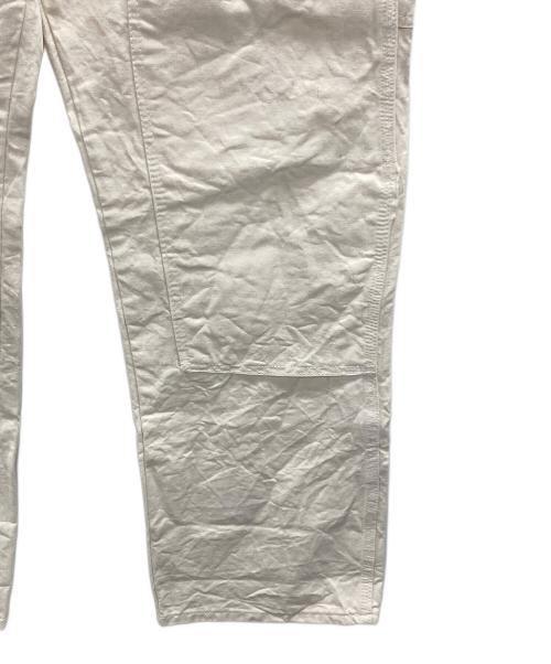 round house（ラウンドハウス）round house (ラウンドハウス) ダブルニーペインターパンツ アイボリー サイズ:36×32の古着・服飾アイテム