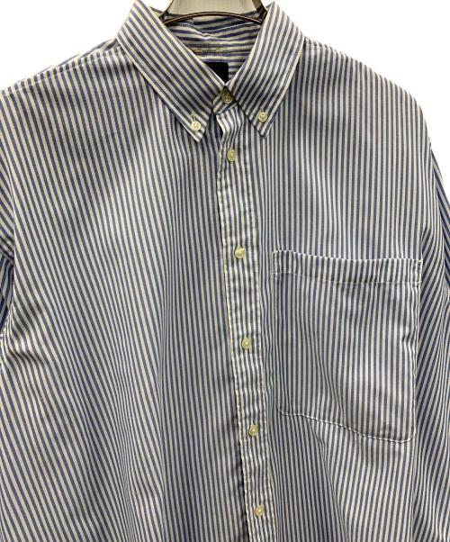 DAIWA（ダイワ）DAIWA (ダイワ) 長袖シャツ TECH BUTTON DOWN SHIRTS（テック ボタンダウン シャツ） ブルー×ホワイト サイズ:Mの古着・服飾アイテム
