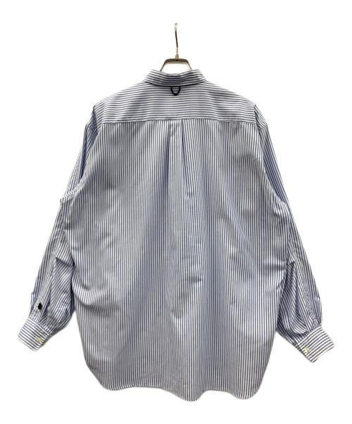 DAIWA（ダイワ）DAIWA (ダイワ) 長袖シャツ TECH BUTTON DOWN SHIRTS（テック ボタンダウン シャツ） ブルー×ホワイト サイズ:Mの古着・服飾アイテム