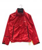 adidasアディダス）の古着「ナイロンジャケット」｜レッド
