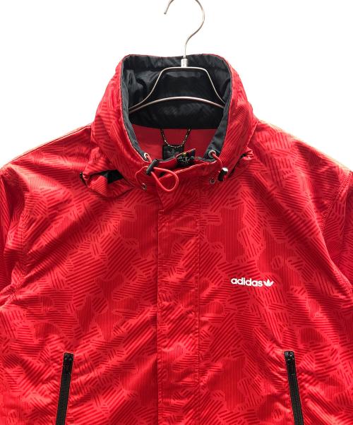 adidas（アディダス）adidas (アディダス) ナイロンジャケット レッド サイズ:Mの古着・服飾アイテム