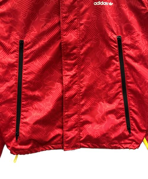 adidas（アディダス）adidas (アディダス) ナイロンジャケット レッド サイズ:Mの古着・服飾アイテム