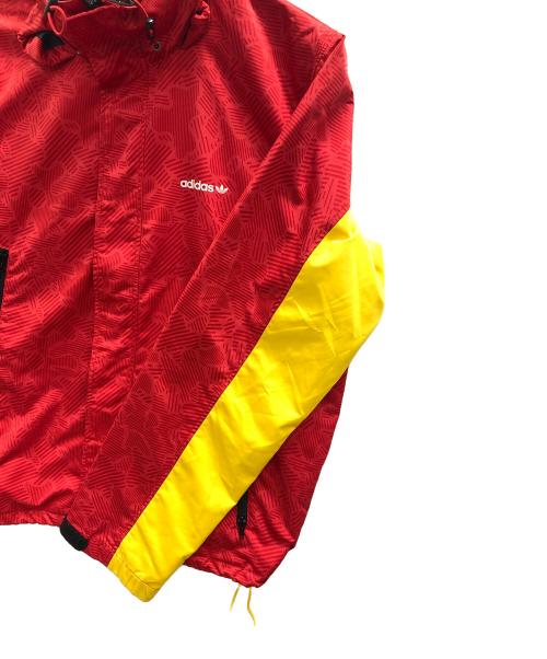 adidas（アディダス）adidas (アディダス) ナイロンジャケット レッド サイズ:Mの古着・服飾アイテム