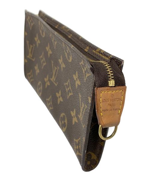 LOUIS VUITTON（ルイ ヴィトン）LOUIS VUITTON (ルイ ヴィトン) バケットPM付属ポーチ ブラウン サイズ:実寸サイズにてご確認下さい。の古着・服飾アイテム