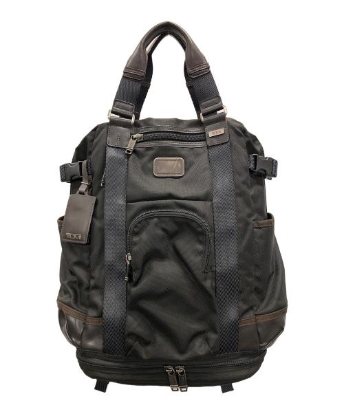 TUMI（トゥミ）TUMI (トゥミ) 2WAYバッグ バッグパック トートバッグ ALPHA BRAVO（アルファ ブラボー）バックパック・トート ブラック×ブラウン サイズ:実寸サイズにてご確認ください。の古着・服飾アイテム