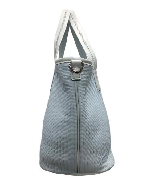 qbag paris（キューバッグ パリ）qbag paris (キューバッグ パリ) 2WAYショルダーバッグ トートバッグ エスプリ スカイブルー サイズ:実寸サイズにてご確認ください。 未使用品の古着・服飾アイテム