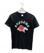 SUPREME×SASQUATCHfabrix.シュプリーム×サスクワッチファブリックス）の古着「Tシャツ 金魚プリント」｜ブラック