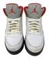NIKE (ナイキ) ハイカットスニーカー Air Jordan 5 Retro（エアジョーダン5 レトロ） ホワイト×ブラック サイズ:27cm：7000円