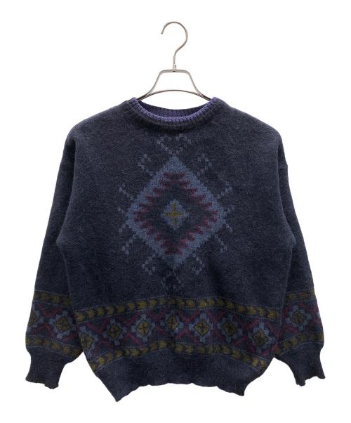 Yves Saint Laurent（イヴサンローラン）Yves Saint Laurent (イヴサンローラン) ニット ネイビー サイズ:XLの古着・服飾アイテム