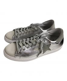 2STAR（ツースター）の古着「ローカットスニーカー」｜シルバー