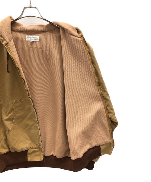 REAL WORK（リアルワーク）REAL WORK (リアルワーク) フーデッドジャケット アクティブジャケット ブラウン サイズ:3XLの古着・服飾アイテム