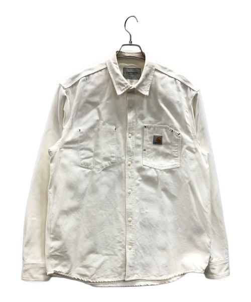 CarHartt（カーハート）CarHartt (カーハート) ワークシャツ ホワイト サイズ:XLの古着・服飾アイテム