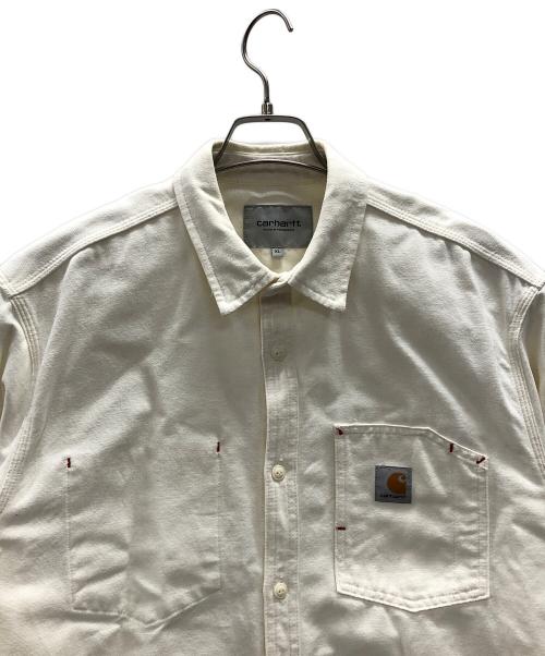 CarHartt（カーハート）CarHartt (カーハート) ワークシャツ ホワイト サイズ:XLの古着・服飾アイテム