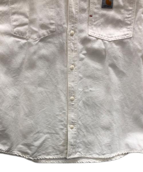 CarHartt（カーハート）CarHartt (カーハート) ワークシャツ ホワイト サイズ:XLの古着・服飾アイテム