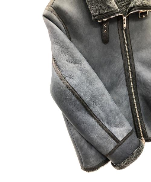 Wind Armor（ウィンドアーマー）Wind Armor (ウィンドアーマー) ムートンジャケット ネイビー サイズ:3Lの古着・服飾アイテム