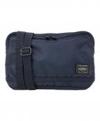 PORTERポーター）の古着「FLASH SHOULDER BAG（フラッシュ ショルダー バッグ）」｜ネイビー