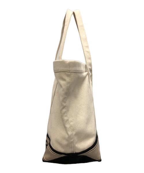 MICHAEL KORS（マイケル・コース）MICHAEL KORS (マイケル・コース) キャンバストートバッグ アイボリー×ブラック サイズ:実寸サイズにてご確認下さい。の古着・服飾アイテム