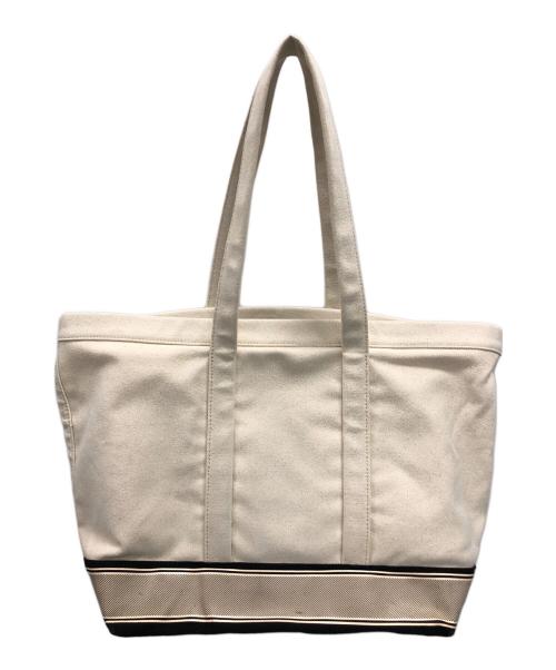 MICHAEL KORS（マイケル・コース）MICHAEL KORS (マイケル・コース) キャンバストートバッグ アイボリー×ブラック サイズ:実寸サイズにてご確認下さい。の古着・服飾アイテム