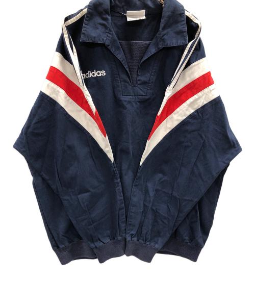 adidas（アディダス）adidas (アディダス) ドリルトッププルオーバー ネイビー サイズ:XLの古着・服飾アイテム