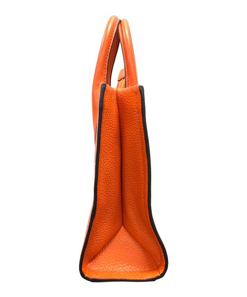MICHAEL KORS（マイケル・コース）MICHAEL KORS (マイケル・コース) 2WAYバッグ ショルダーバッグ ハンドバッグ ミレラ レザー ロゴ スモール ショッパー トップ ジップ クロスボディー オレンジ サイズ:実寸サイズにてご確認ください。の古着・服飾アイテム