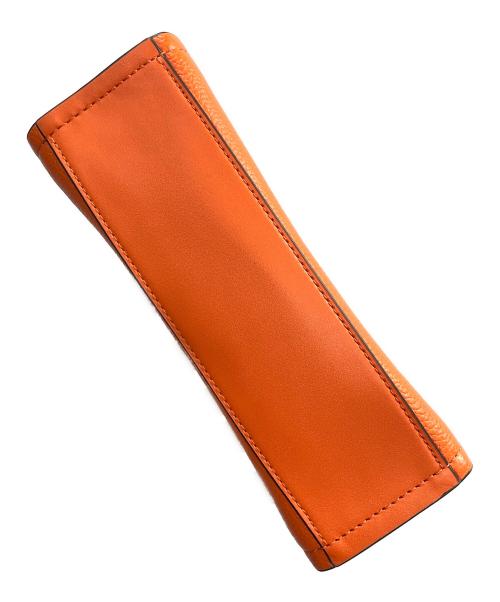 MICHAEL KORS（マイケル・コース）MICHAEL KORS (マイケル・コース) 2WAYバッグ ショルダーバッグ ハンドバッグ ミレラ レザー ロゴ スモール ショッパー トップ ジップ クロスボディー オレンジ サイズ:実寸サイズにてご確認ください。の古着・服飾アイテム