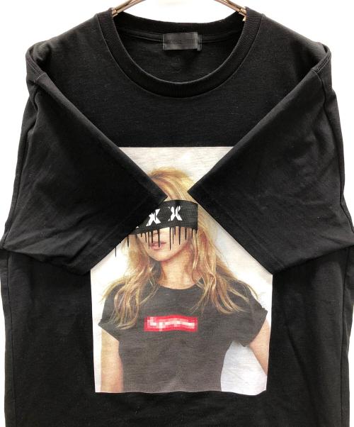 GOD SELECTION XXX（ゴッド セレクション トリプルエックス）GOD SELECTION XXX (ゴッドセレクショントリプルエックス) プリントTシャツ ブラック サイズ:Mの古着・服飾アイテム