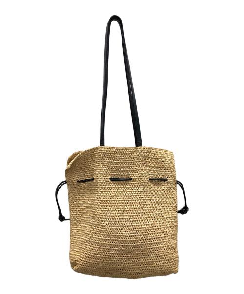 MAISON N.H PARIS（メゾン・エヌ・アッシュ・パリ）MAISON N.H PARIS (メゾン・エヌ・アッシュ・パリ) カゴショルダーバッグ ラフィア カプシーヌ ショルダー バッグ ナチュラル サイズ:実寸サイズにてご確認ください。の古着・服飾アイテム