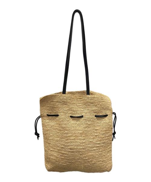 MAISON N.H PARIS（メゾン・エヌ・アッシュ・パリ）MAISON N.H PARIS (メゾン・エヌ・アッシュ・パリ) カゴショルダーバッグ ラフィア カプシーヌ ショルダー バッグ ナチュラル サイズ:実寸サイズにてご確認ください。の古着・服飾アイテム