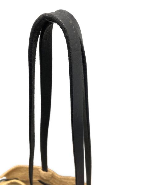 MAISON N.H PARIS（メゾン・エヌ・アッシュ・パリ）MAISON N.H PARIS (メゾン・エヌ・アッシュ・パリ) カゴショルダーバッグ ラフィア カプシーヌ ショルダー バッグ ナチュラル サイズ:実寸サイズにてご確認ください。の古着・服飾アイテム