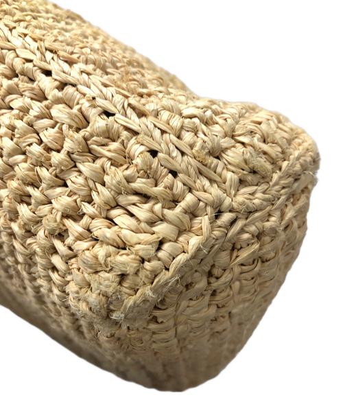 MAISON N.H PARIS（メゾン・エヌ・アッシュ・パリ）MAISON N.H PARIS (メゾン・エヌ・アッシュ・パリ) カゴショルダーバッグ ラフィア カプシーヌ ショルダー バッグ ナチュラル サイズ:実寸サイズにてご確認ください。の古着・服飾アイテム