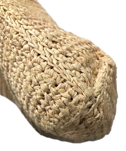 MAISON N.H PARIS（メゾン・エヌ・アッシュ・パリ）MAISON N.H PARIS (メゾン・エヌ・アッシュ・パリ) カゴショルダーバッグ ラフィア カプシーヌ ショルダー バッグ ナチュラル サイズ:実寸サイズにてご確認ください。の古着・服飾アイテム